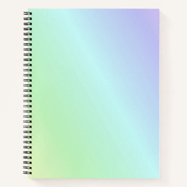 Carnet Fond de couleurs pastel (Devant)