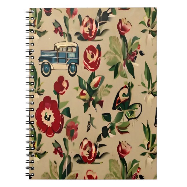 Carnet Fond d'écran Vintage Retro 1940 (Devant)