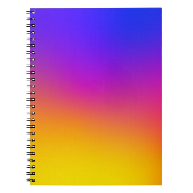 Carnet Fond lisse abstrait. Modèle vibrant. Mod (Devant)