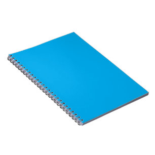 Carnet Fond uni bleu cyan Style minimaliste d'été