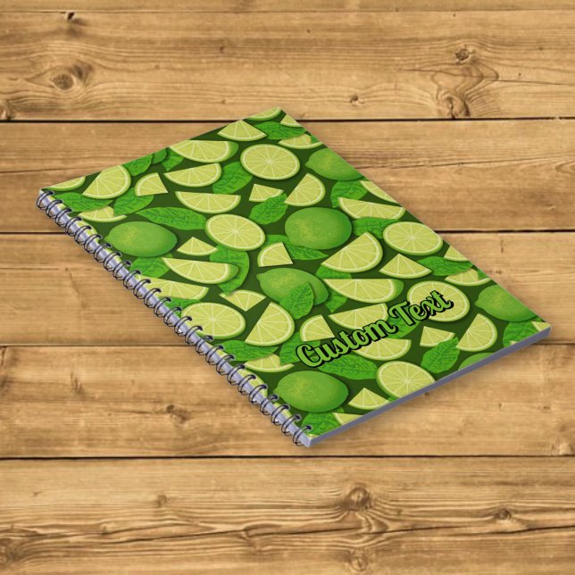 Carnet Fond vert citron (Créateur téléchargé)