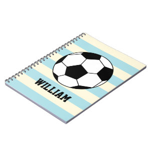 Carnet Football Football Sports Joueur Nom personnalisé