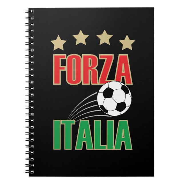 Carnet Football Italie Forza (Devant)