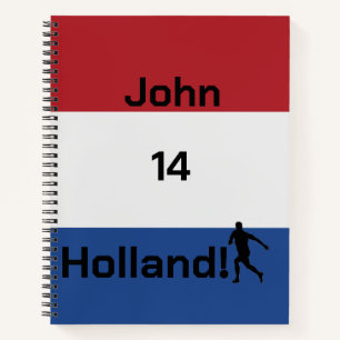Carnet Football néerlandais, personnalisable