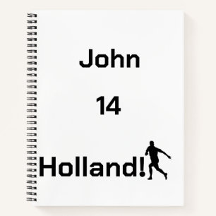 Carnet Football néerlandais, personnalisable