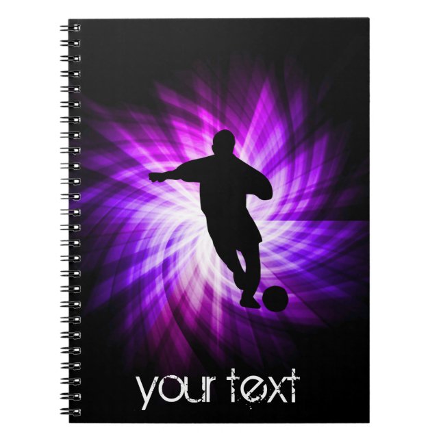 Carnet Football violet cool (Devant)