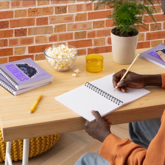 Carnet Force dans la foi Lion & Emblème croisé (Créateur téléchargé)