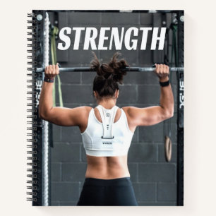 Carnet Force Fittness Femmes Muscle Worout Motivationnel