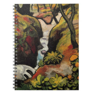 Carnet Forest Brook par August Macke Expressionnisme Vint