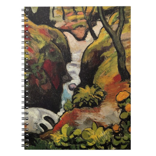 Carnet Forest Brook par August Macke Expressionnisme Vint (Devant)