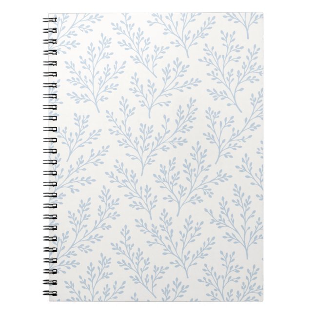 Carnet Forest Sprigs Dusty Blue - Neutre (Devant)