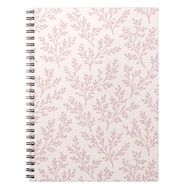 Carnet Forest Sprigs Muted Rose - Neutre (Devant)