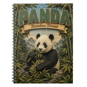 Carnet Forêt de bambou de Panda POPCUT