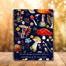 Forêt de champignons boisées Goblincore vintage ma