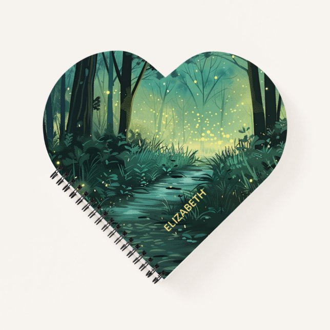 Carnet Forêt de Fée personnalisée (Devant)