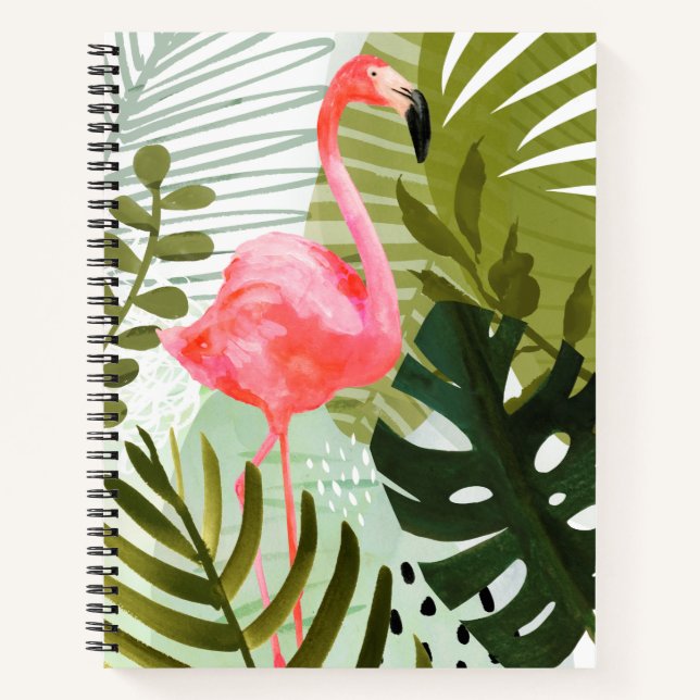 Carnet Forêt de Flamant rose (Devant)
