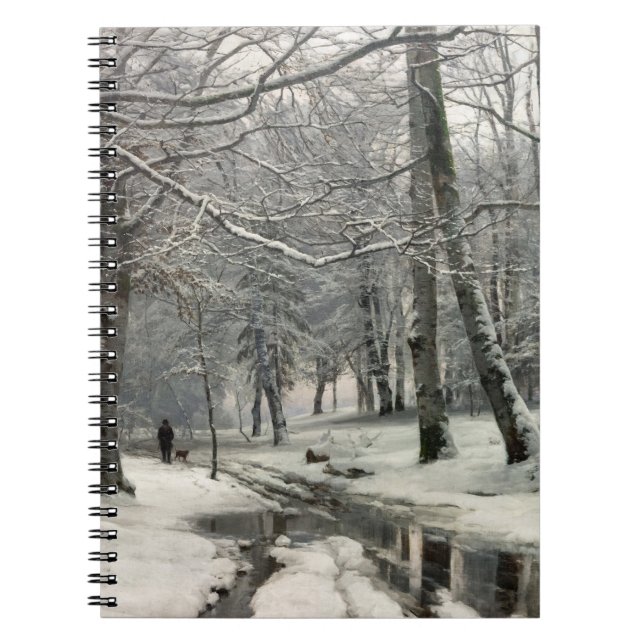 Carnet Forêt de hêtres, hiver par Anders Andersen-Lundby (Devant)