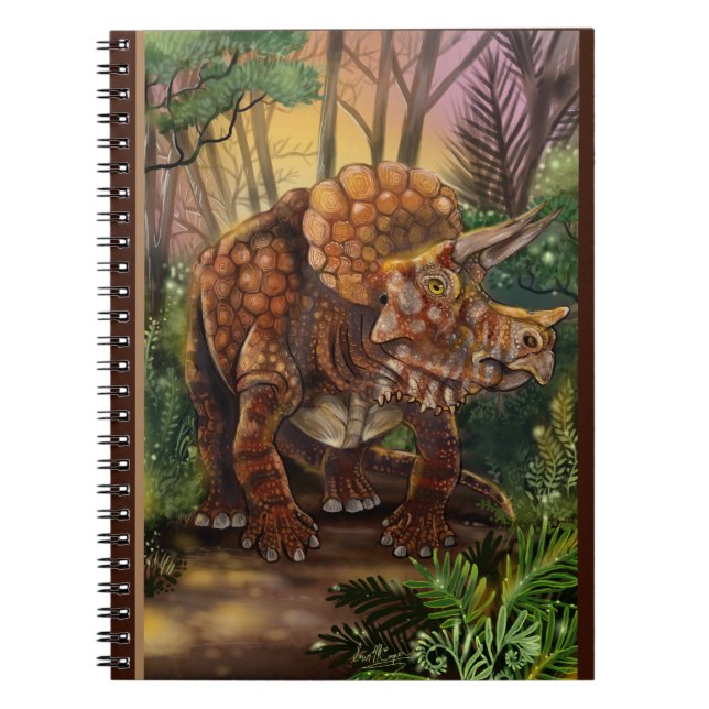 Carnet Forêt des Tricératops (Devant)