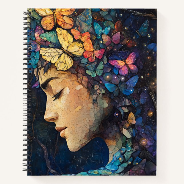 Carnet Forêt enchantée de la déesse papillon (5) (Devant)