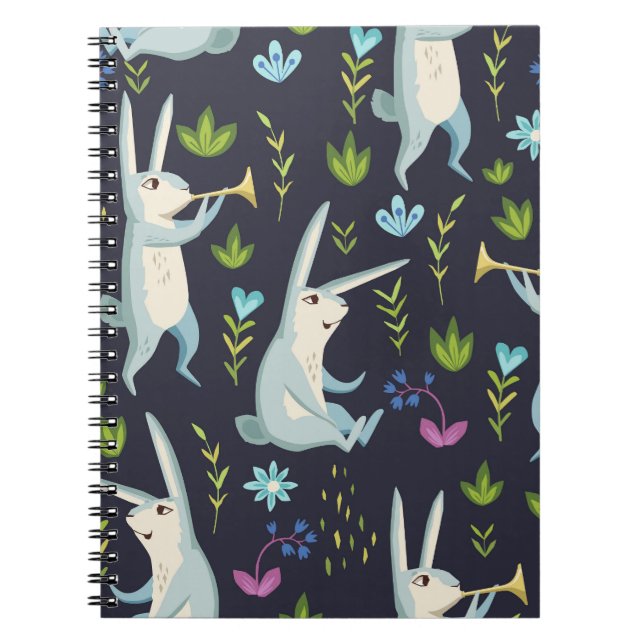 Carnet Forêt enchantée : Motif sans couture inspiré de la (Devant)
