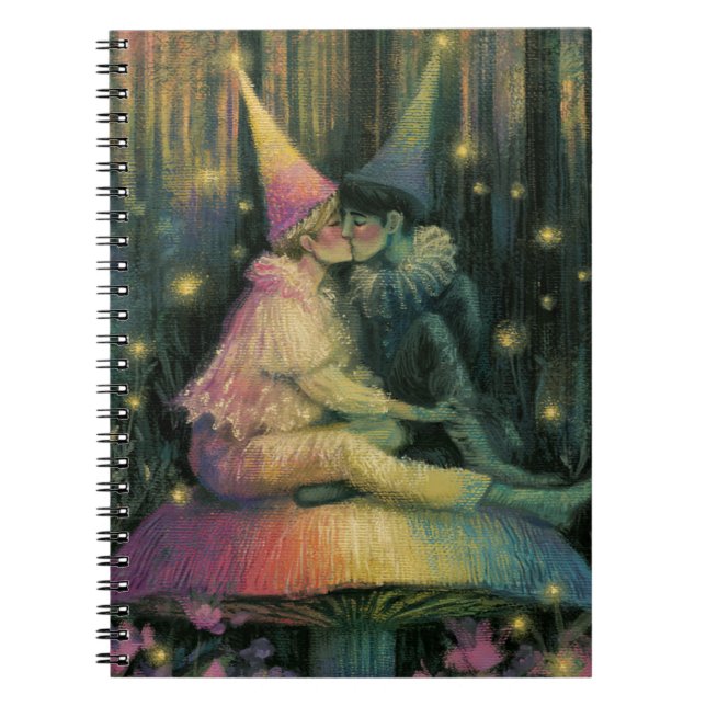 Carnet Forêt fantaisiste Art Romantique Conte de Fées Cha (Devant)