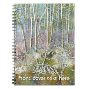 Carnet forêt hivernale