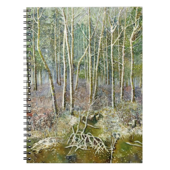 Carnet forêt hivernale (Devant)