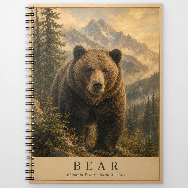 Carnet Forêts de Bear Mountain VINTAGE (Créateur téléchargé)
