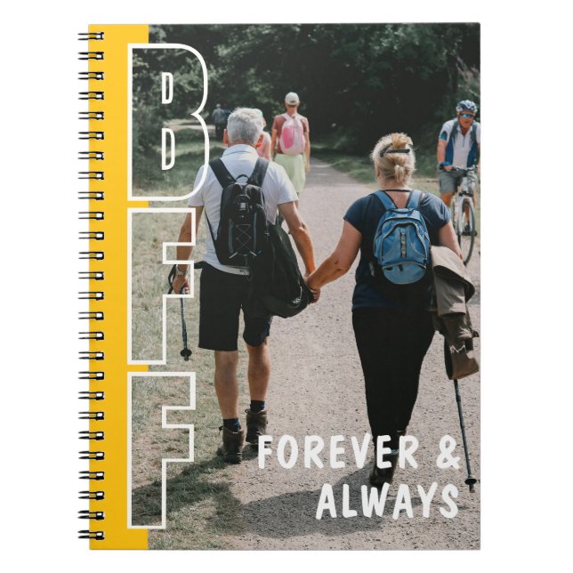 Carnet Forever and Always BFF Photo Yellow Notebook (Devant)