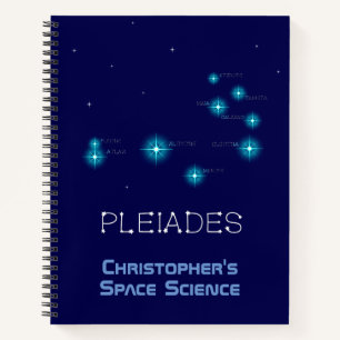 Carnet Formation de l'hémisphère nord Pleiades Star