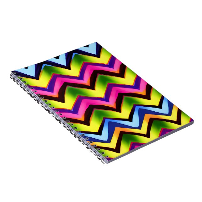 Carnet Forme V colorée Motif transparent (Côté Droit)