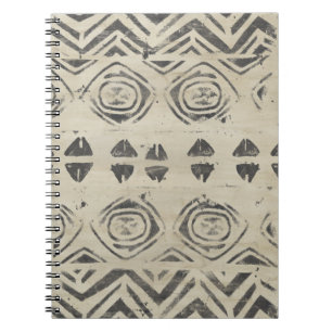 Carnet Formes arrondies et géométriques de bazar de motif