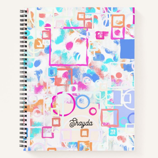 Carnet Formes géométriques Abstraites (Devant)