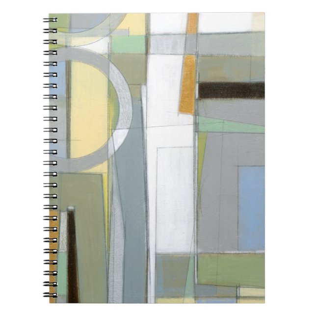 Carnet Formes géométriques Abstraites colorées (Devant)