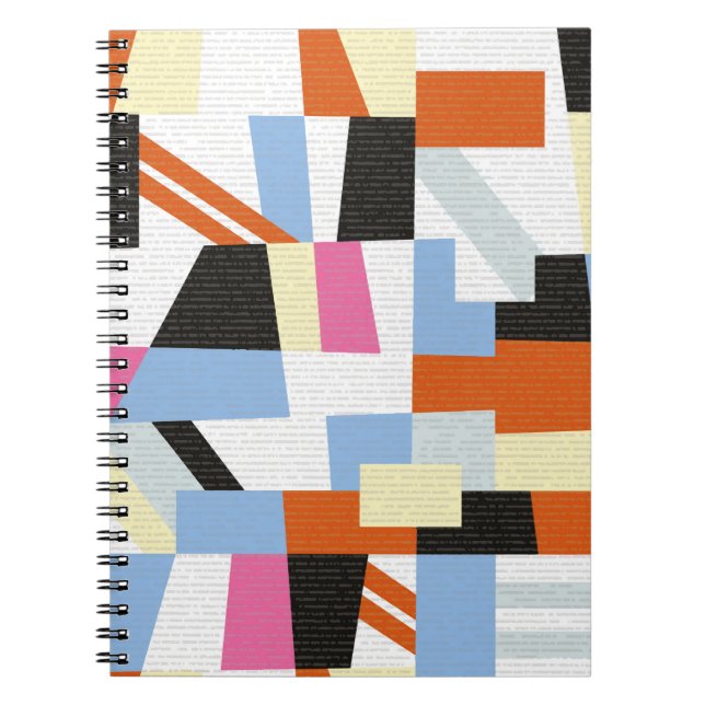 Carnet Formes géométriques créatives, conception motif de (Devant)