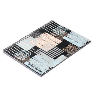 Carnet Formes géométriques et rayures