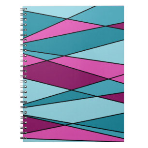 Carnet formes géométriques modernes Abstraites triangles