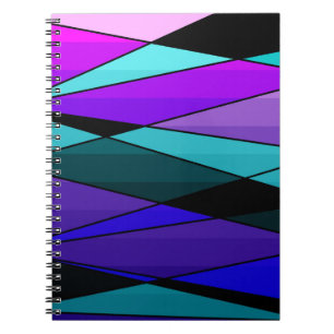 Carnet formes géométriques modernes Abstraites triangles