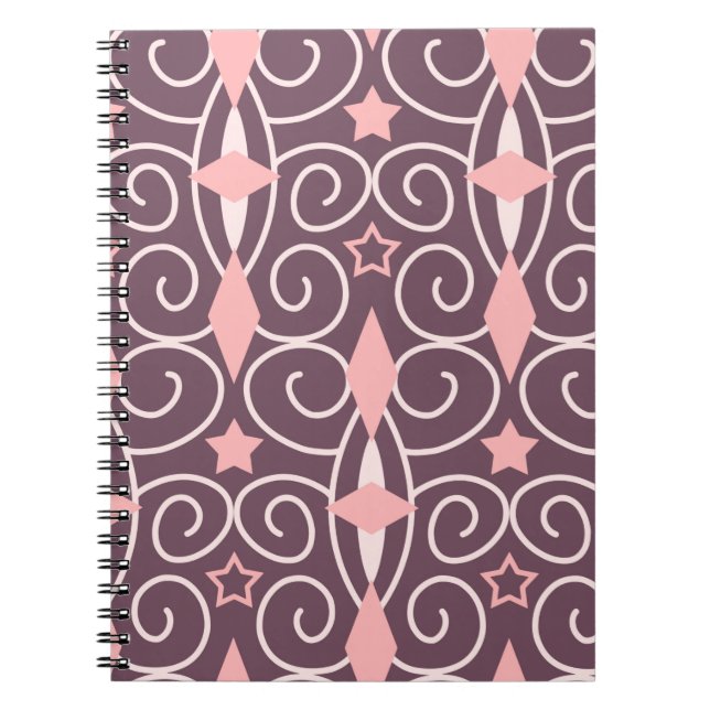 Carnet Formes géométriques ornementales de dessin à main  (Devant)