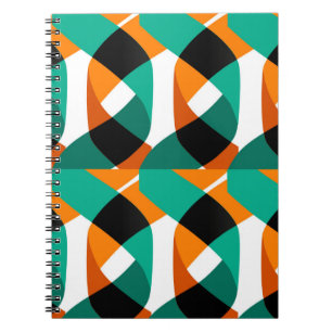 Carnet Formes modernes et motif géométrique transparent e