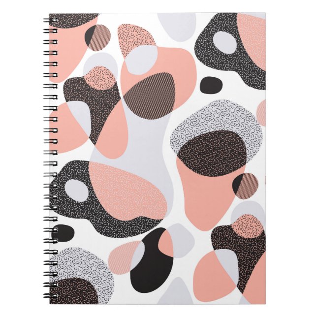 Carnet Formes naturelles : Texture géométrique sans joint (Devant)