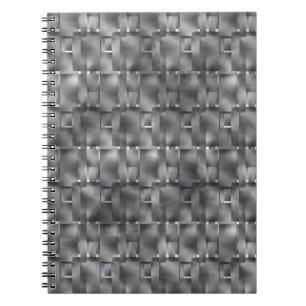Carnet Formes rectangulaires de couleur grise et taches s