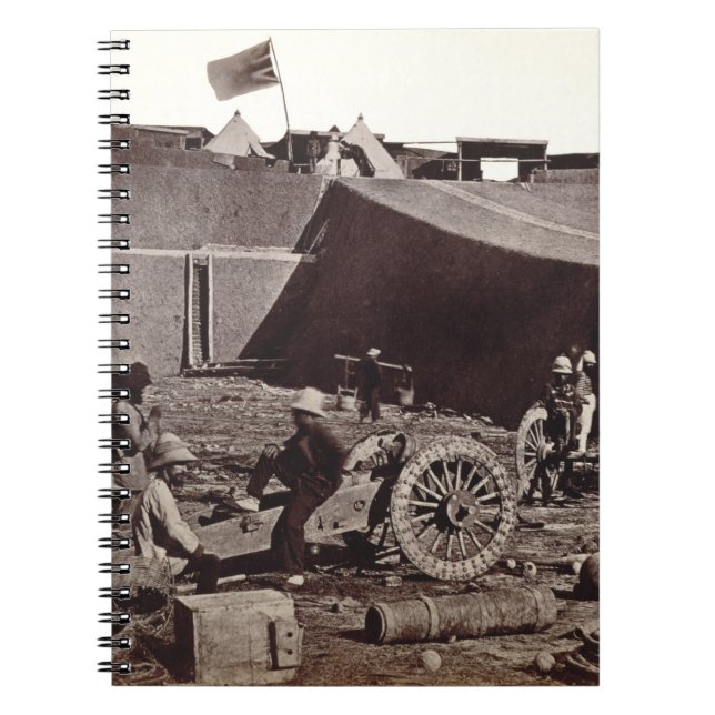 Carnet Fort de Pehlang, 1860 (copie d'argent d'albumen) (Devant)