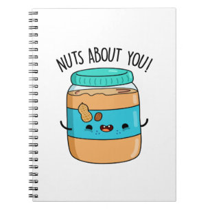 Carnet Fou de toi jeu de mots amusant sur le beurre de ca