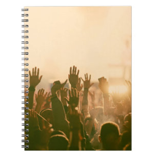 Carnet Foule au concert - retro style photoconcert, foule