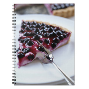 Carnet Fourchette coupant en tranches le tarte de