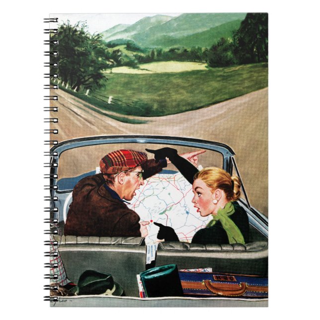 Carnet Fourchette dans la route (Devant)