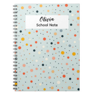 Carnet Fournitures de rentrée scolaire Point Coloré
