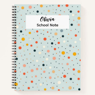 Carnet Fournitures de rentrée scolaire Point Coloré