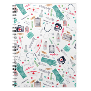 Carnet Fournitures Médicales en aquarelle